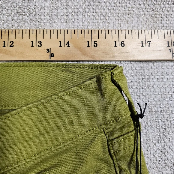 NWT Edwin Bree Slim Skinny Citrine Color High Rise Green Jeans Has Stretch Sz 32 - Picture 6 of 15